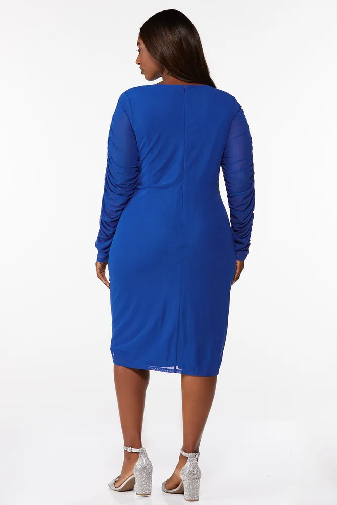 Cato royal blue clearance dress