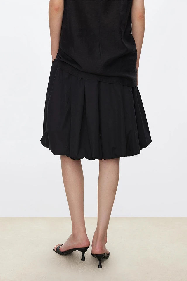 SARA-POP170 管理 M 0276 Shop Zara BALLOON MIDI SKIRT at Beverly Center in Los