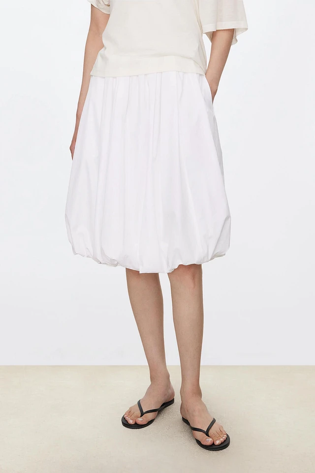 drape balloon skirt週末お値下げ Shop Zara BALLOON MIDI SKIRT at Beverly Center in Los