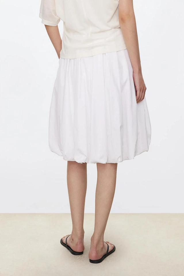 Shop Zara BALLOON MIDI SKIRT at Beverly Center in Los