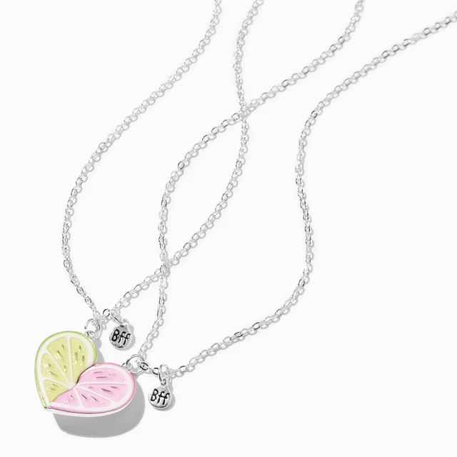Boyfriend and girlfriend necklaces at claire's on sale