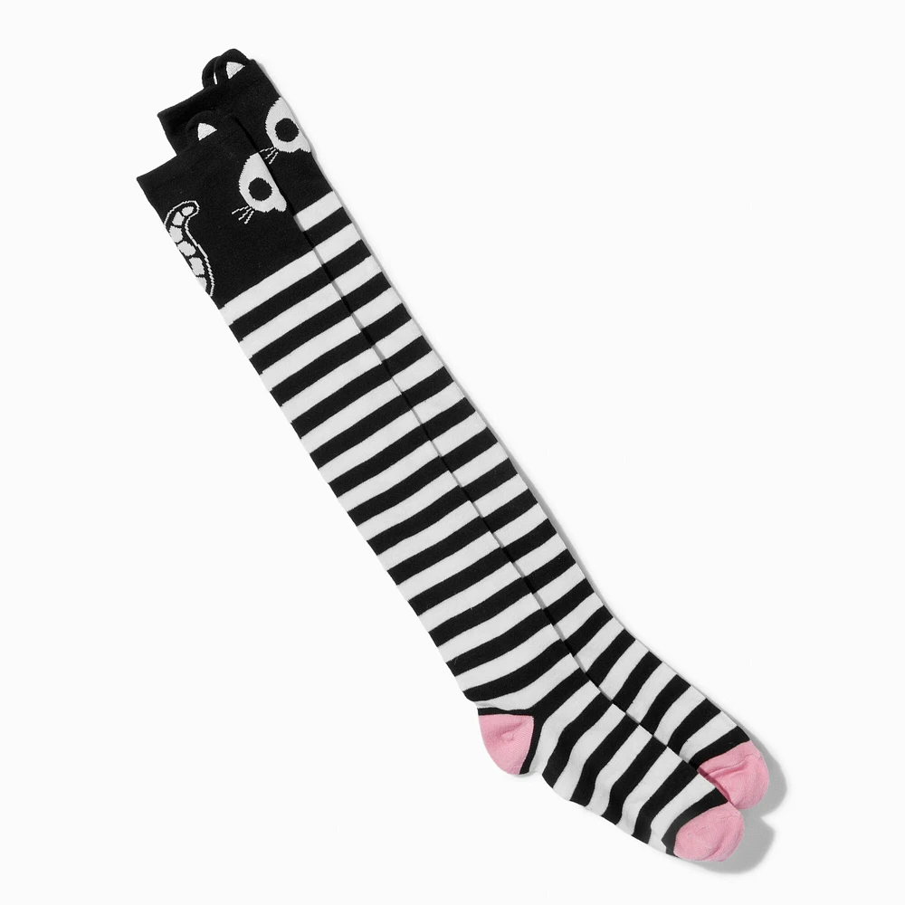 Skeleton knee socks online