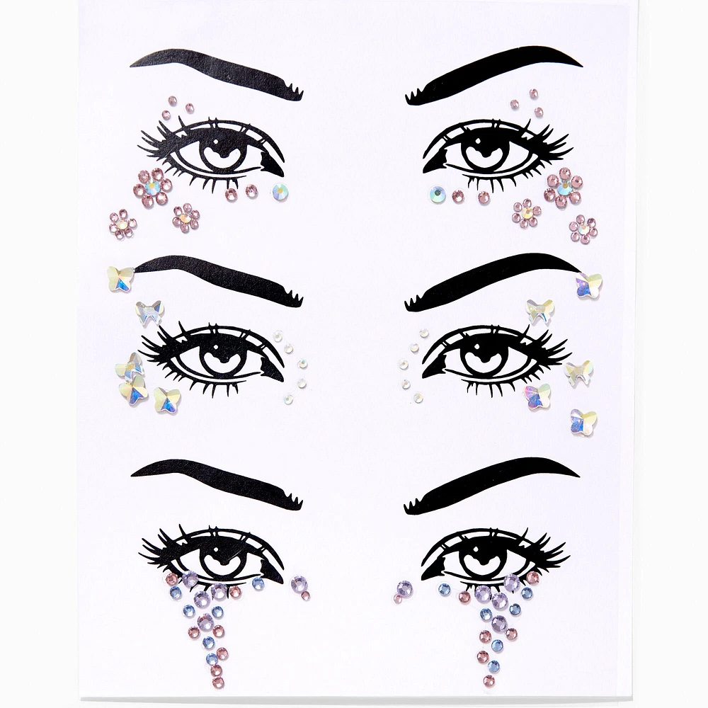 Claire's face gems on sale