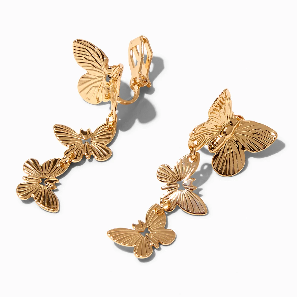 Claire's butterfly earrings shop