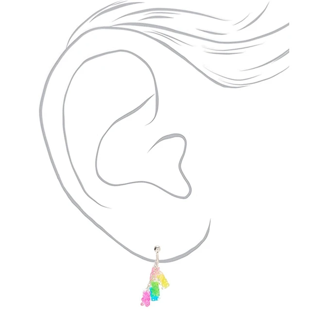 Claire's gummy bear earrings hot sale