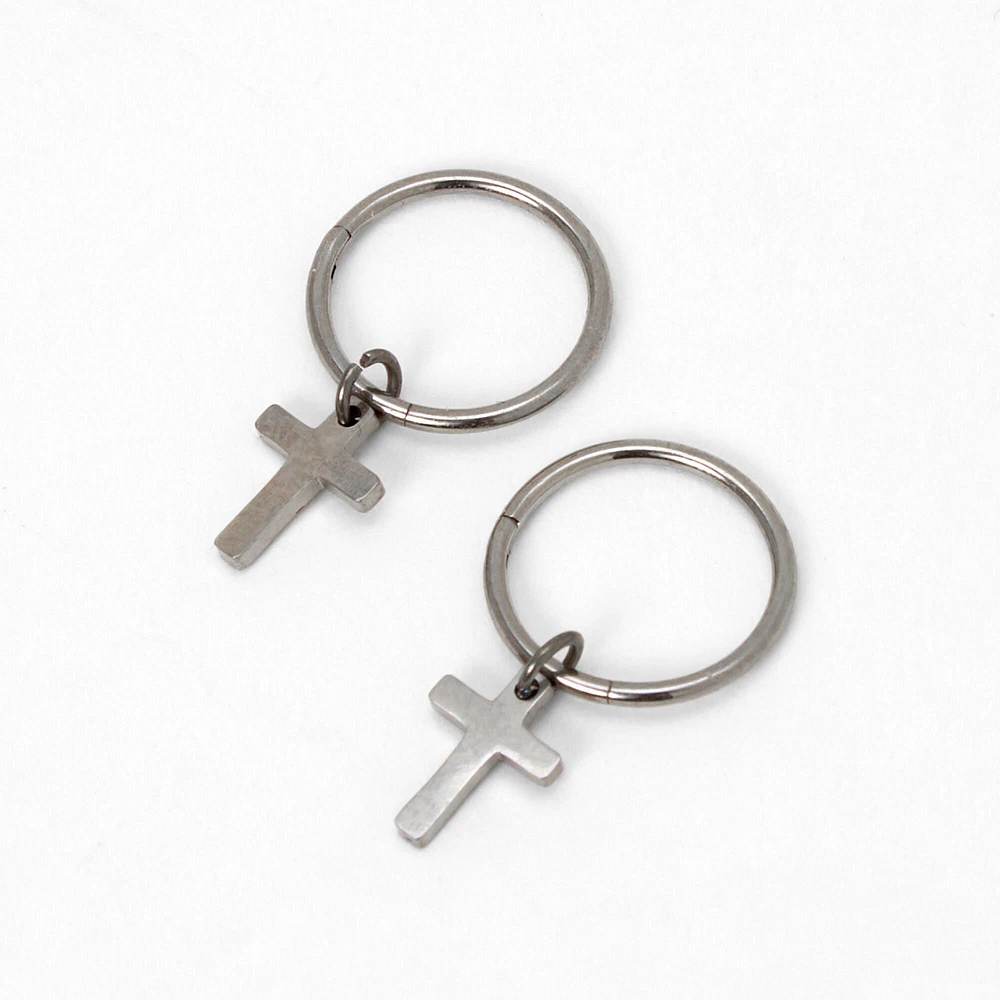 Claire's mini hoop earrings sales