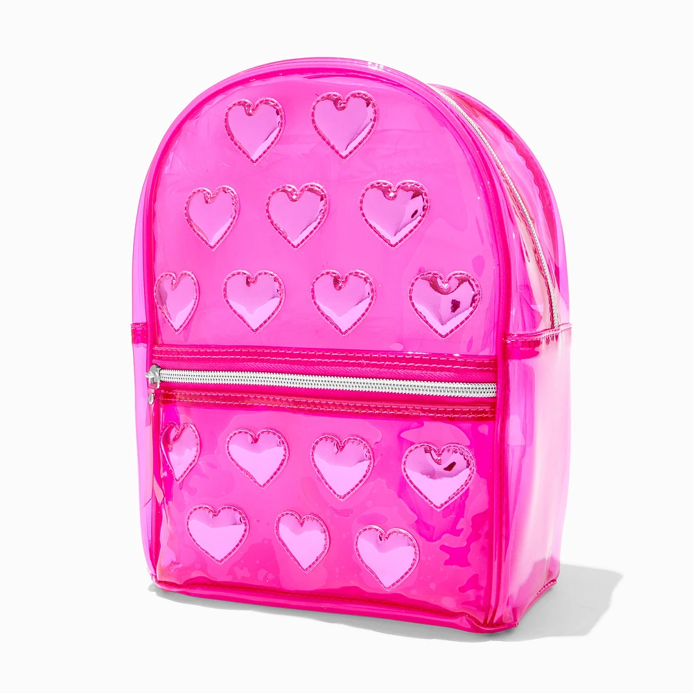 Clear heart backpack shop