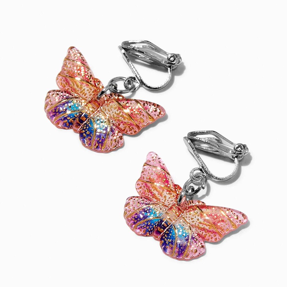 Glitter clip on earrings hotsell