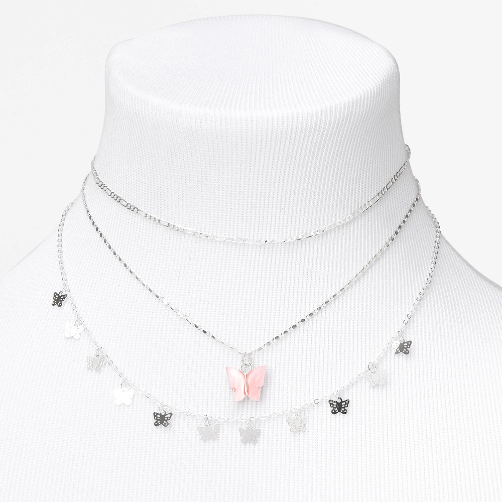 Claire's butterfly necklace deals