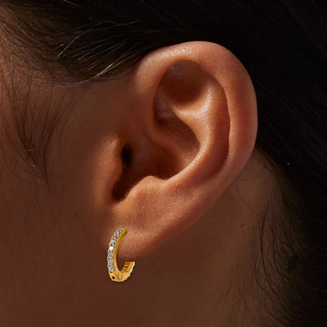 8mm hoop earrings claire's on sale