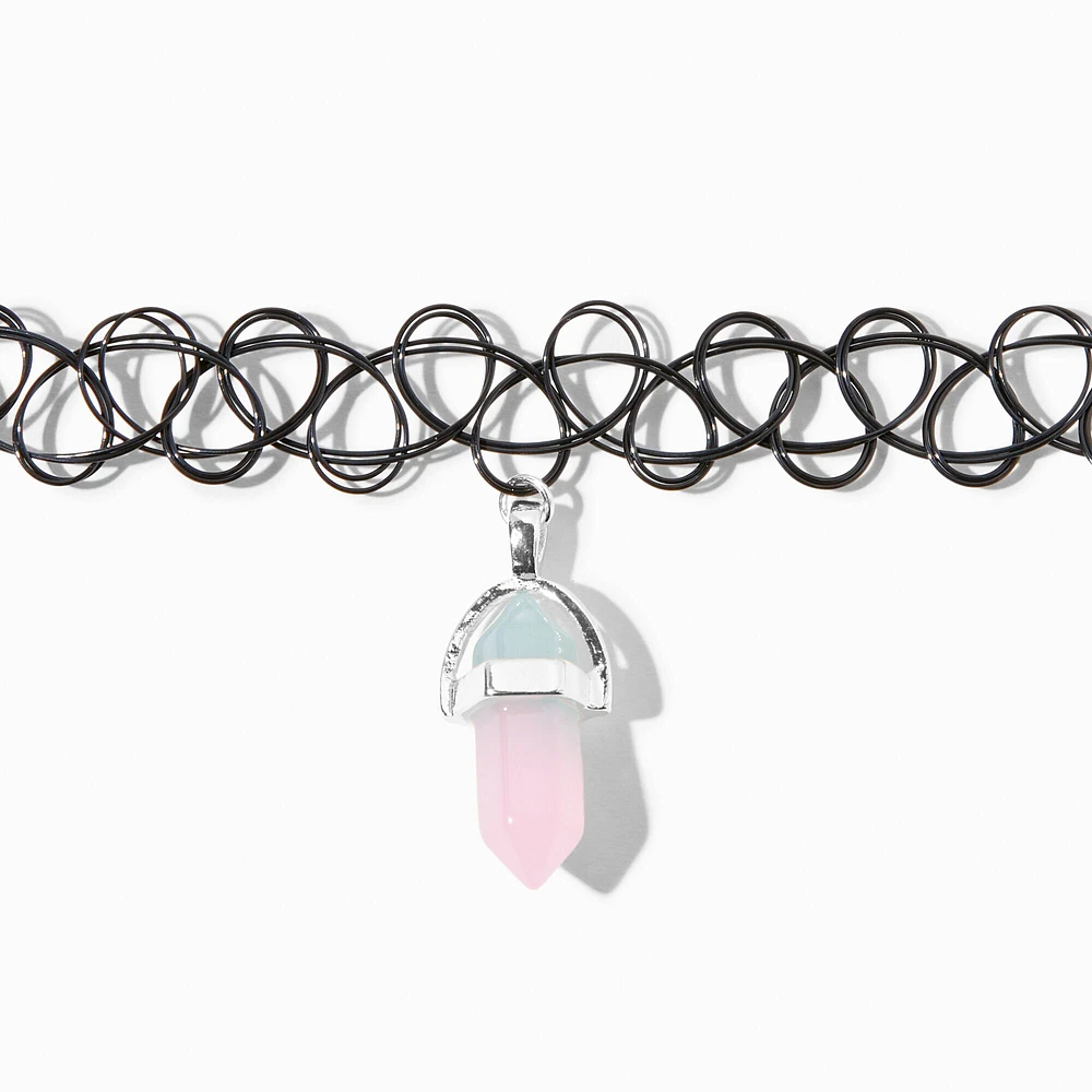 Claire's black choker discount
