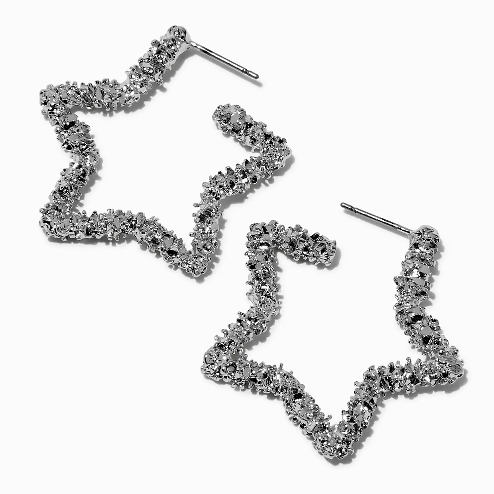 Claires star earrings shop