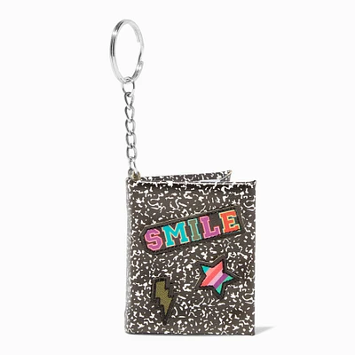 Mini notebook keychain top
