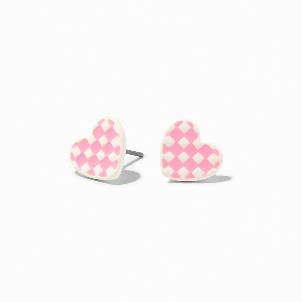 Claire's pink earrings store