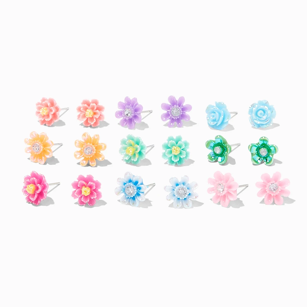 Claire's flower earrings 2025