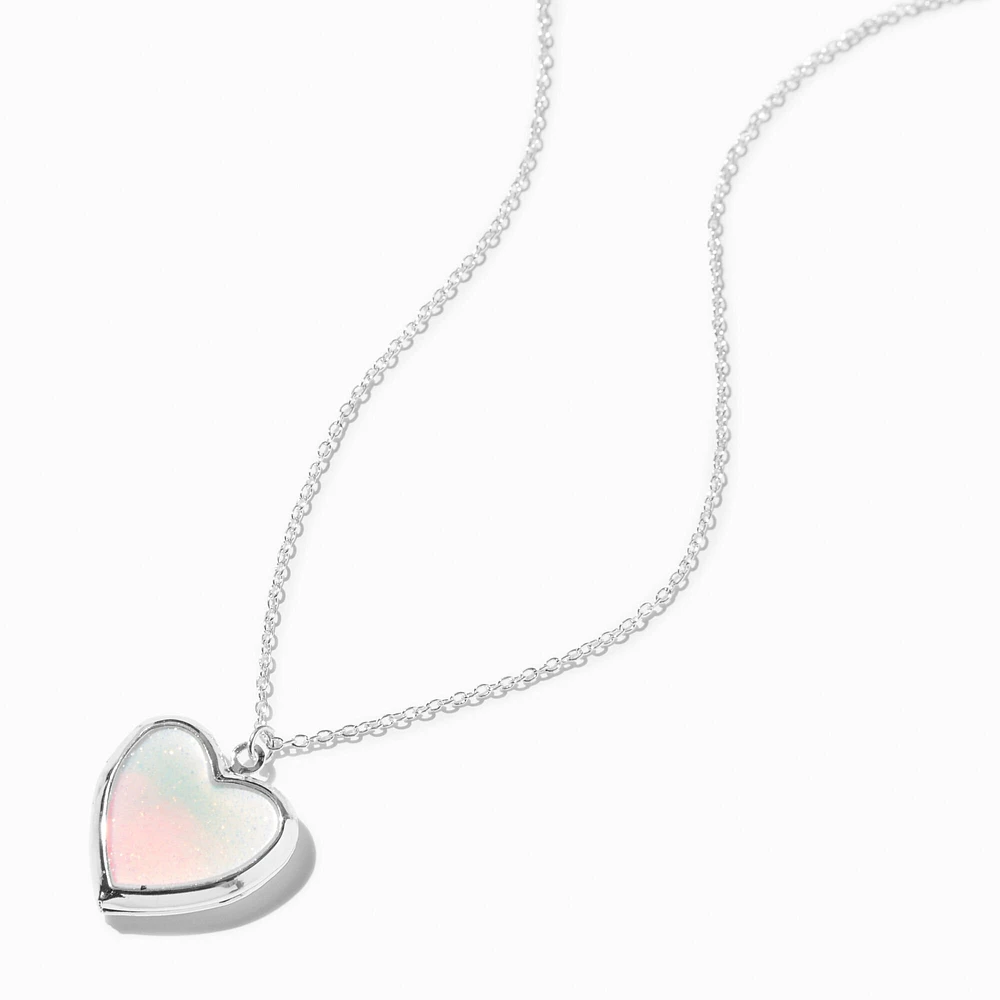 Heart necklace claire's discount