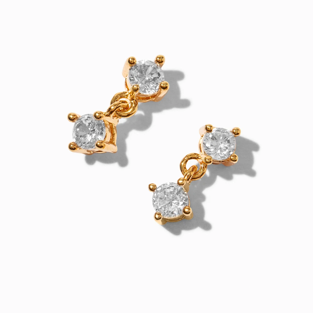 Claire's gold plated earrings on sale