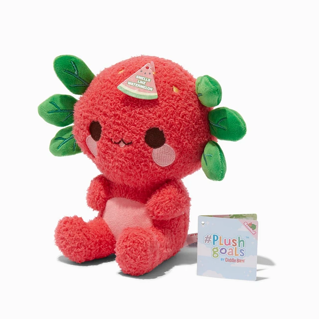 Claire's #Plush Goals by Cuddle Barn® 6'' Watermelon Axolotl Plush