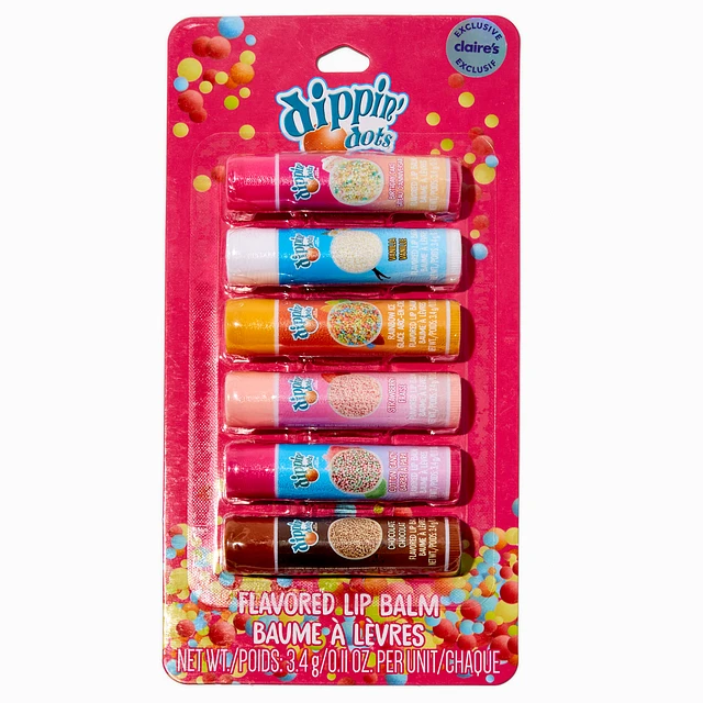 Claire's Dippin' Dots® Claire's Exclusive Flavored Lip Balm Set