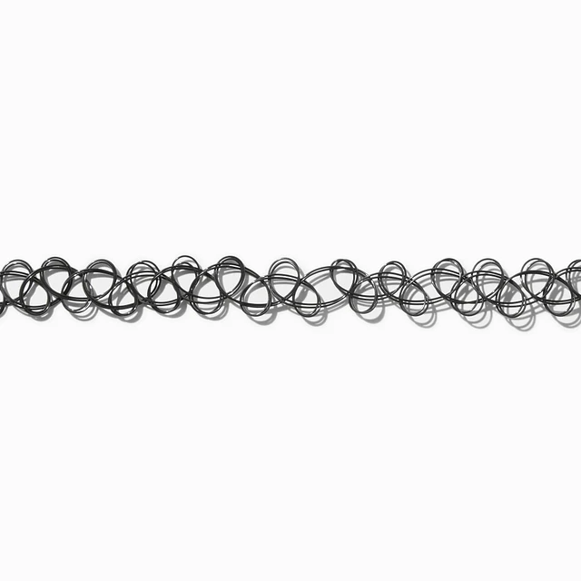 Claire's Black Tattoo Choker Necklace | MainPlace Mall