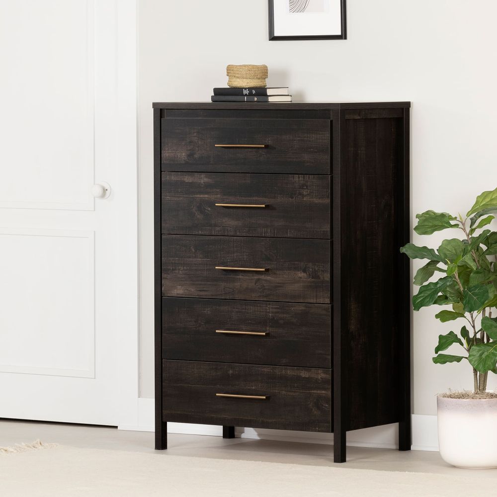 South shore gravity on sale 5 drawer chest