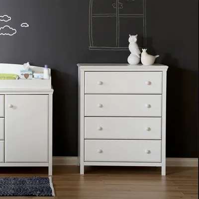 Cotton candy 3 drawer shop dresser with cubbies
