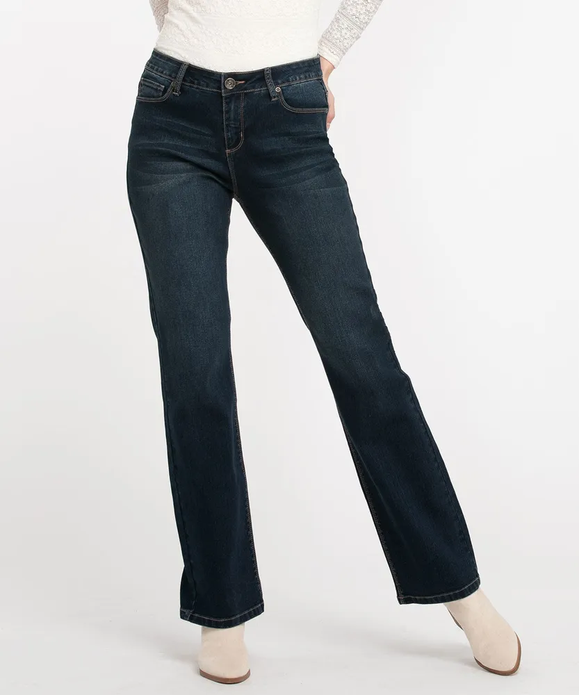 Low rise curvy bootcut jeans sales
