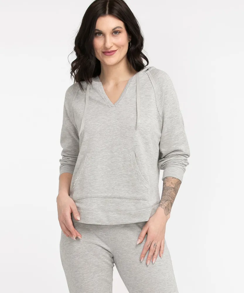French Terry Drawstring Hoodie Cleo