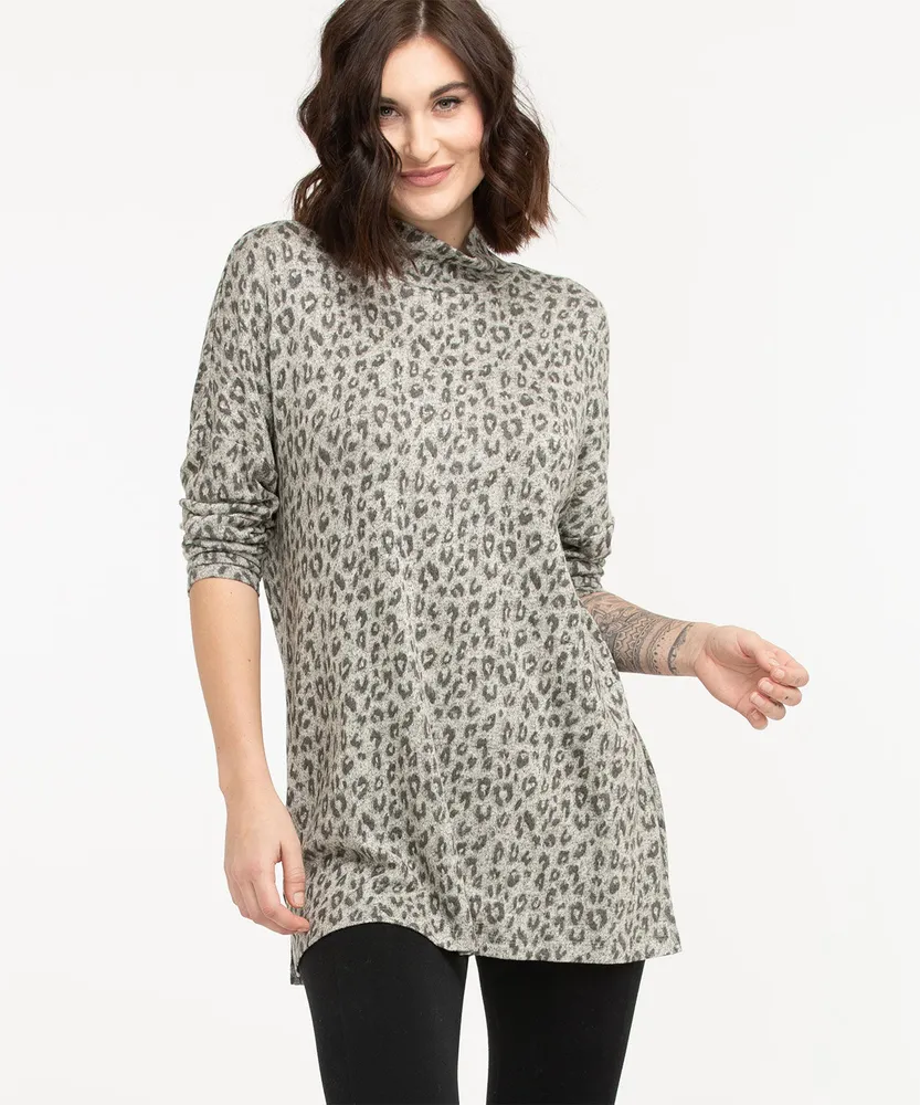 CLEO Hacchi Mock Neck Tunic Top Cleo Coquitlam Centre