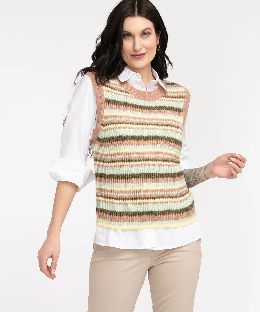 Bright hotsell striped sweater