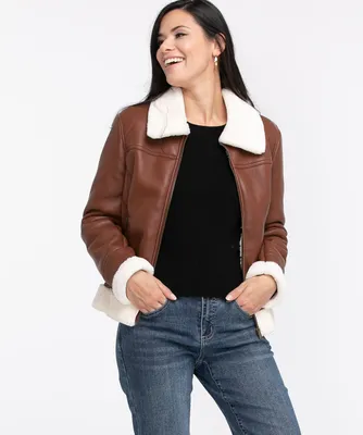 Cleo hooded vegan outlet suede moto jacket