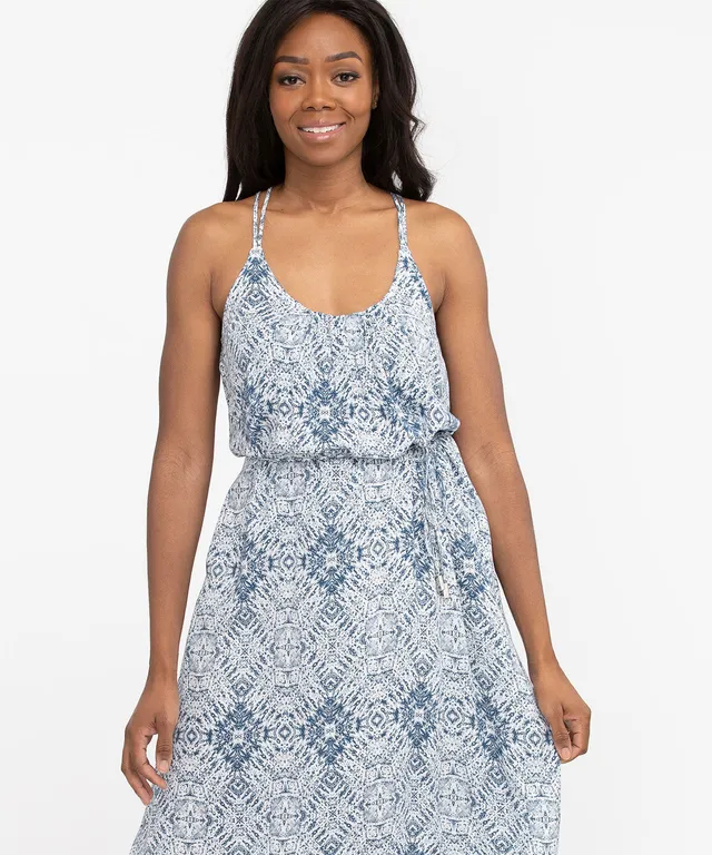 CLEO Smocked Maxi Dress Cleo Hillside Shopping Centre