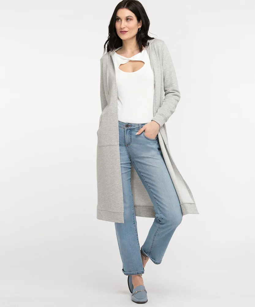 Hooded cardigan discount