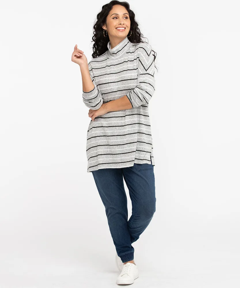 Mock neck sale tunic tops