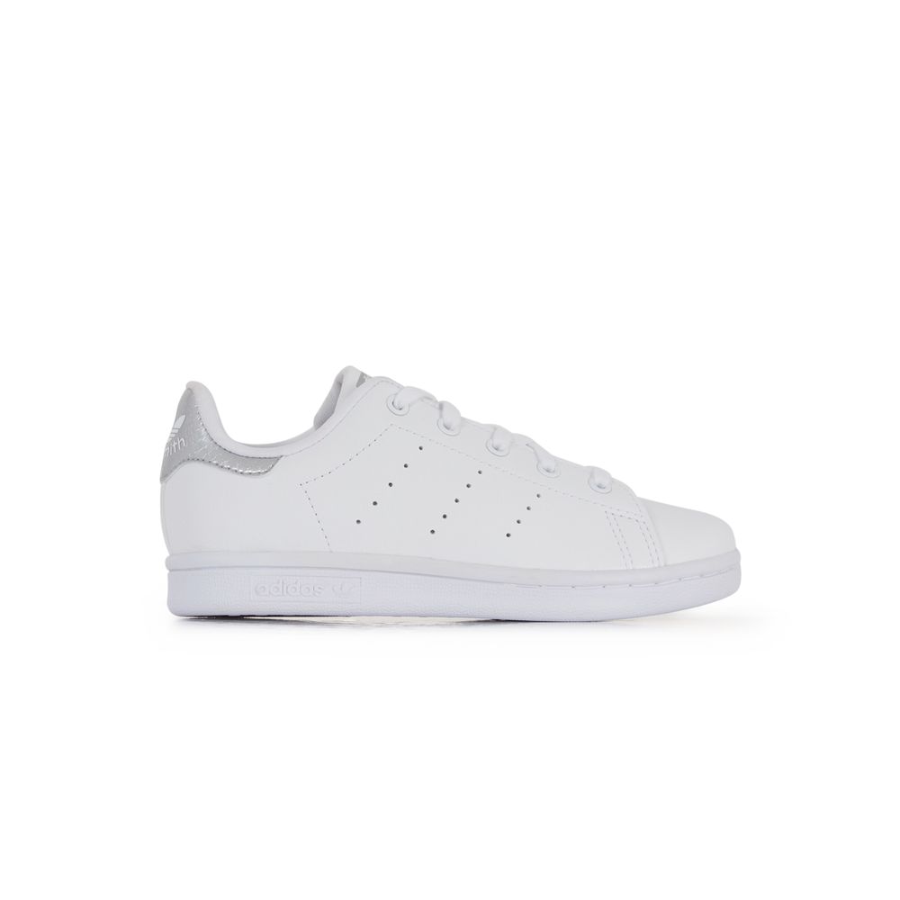 Stan smith j blanc metallic argent blanc clearance
