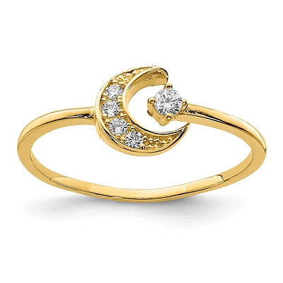 最新発見 Zirconia Cubic Gold Yellow 14KT QGD Heart 7 Size Ring; タレント・お笑い芸人