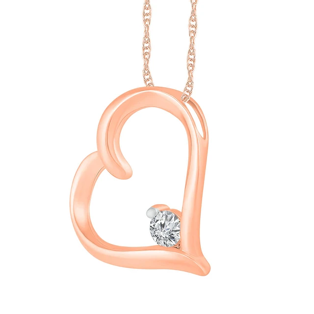 SSH 1/15 CTW Diamond Fashion 18-inch Pendant in 10KT Rose SSH 1/15 CTW Diamond Fashion 18-inch Pendant in 10KT Rose