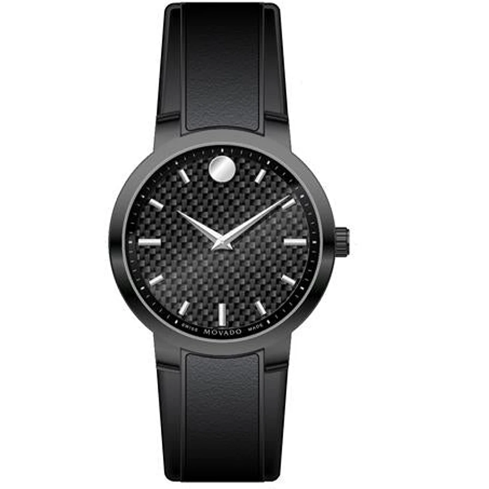 Movado gravity black carbon fiber shop