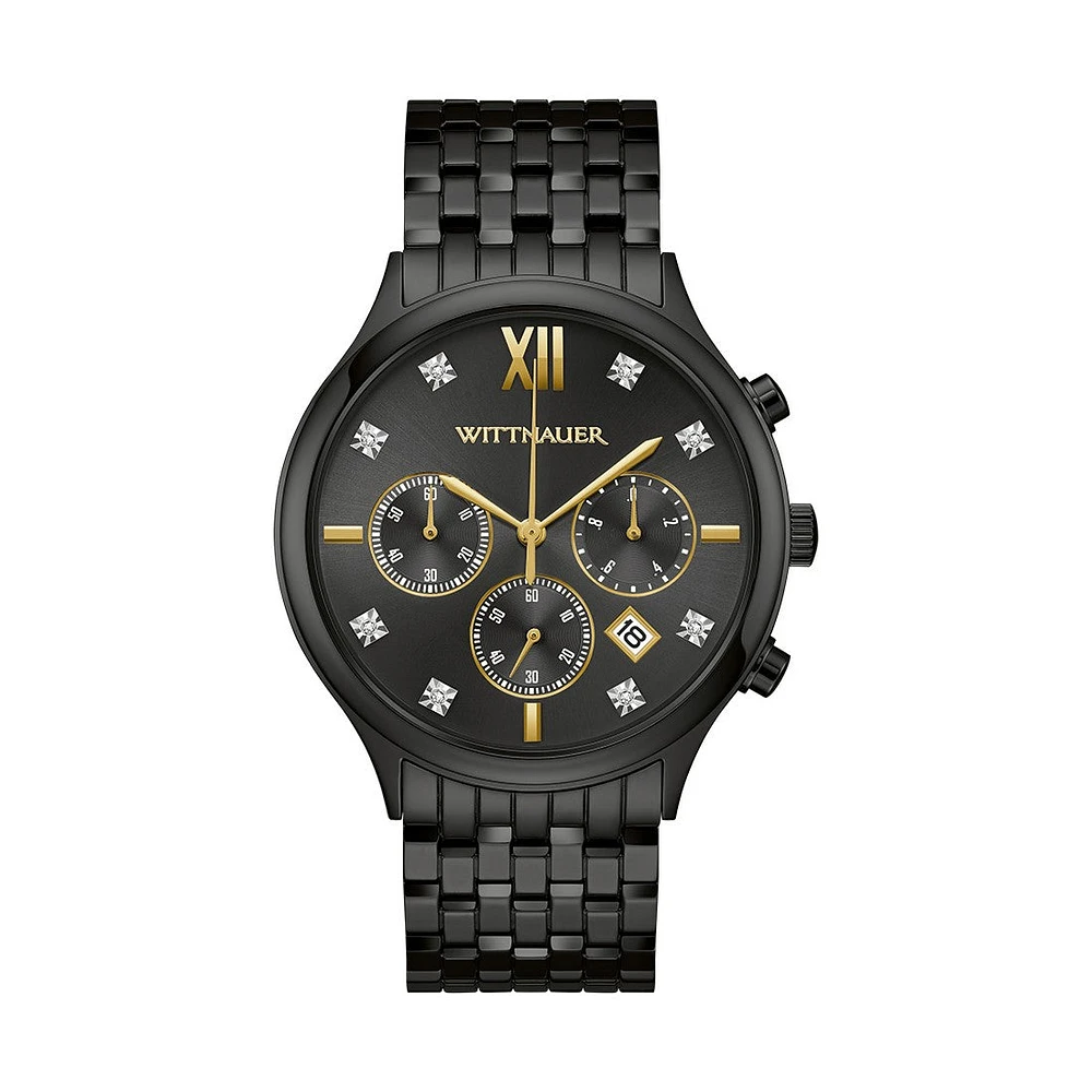 Wittnauer black diamond watch store
