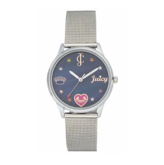 DAN Juicy Couture with 36X36 MM Blue Round Dial Stainless