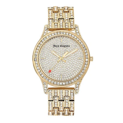 DAN Juicy Couture with 36X36 MM Blue Round Dial Stainless