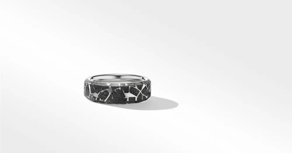 David Yurman Meteorite Band Ring Sterling Silver Yorkdale Mall