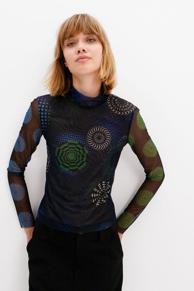 Desigual Camiseta tul c rculos Paseo Interlomas Mall