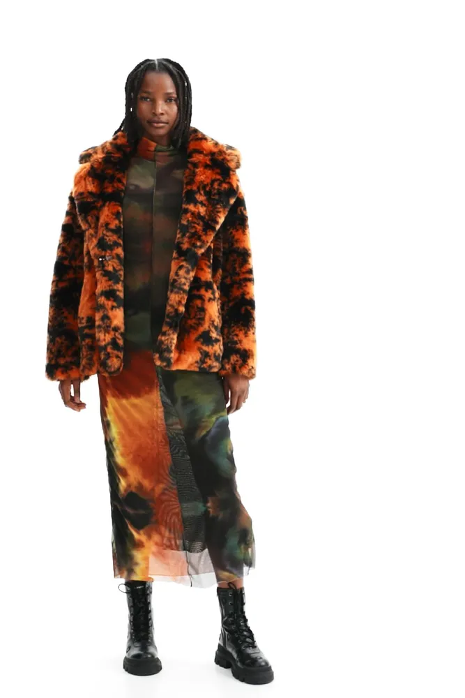 Abrigo discount pelo desigual