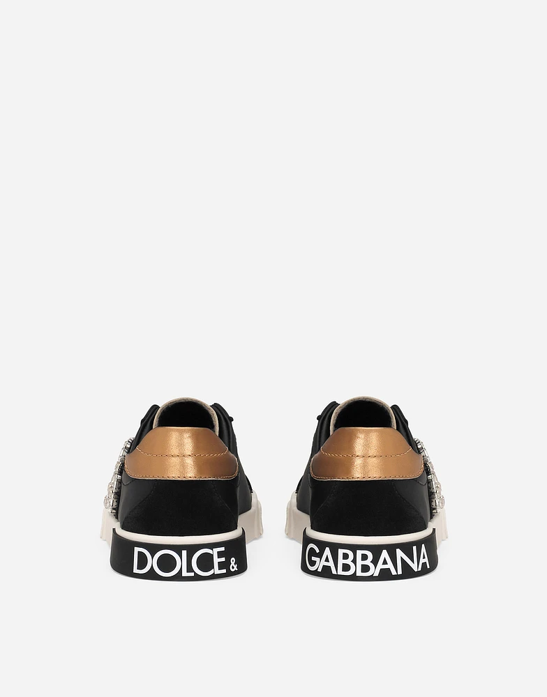 Shop Dolce & Gabbana Calfskin Portofino Vintage low-top Shop Dolce & Gabbana Calfskin Portofino Vintage low-top