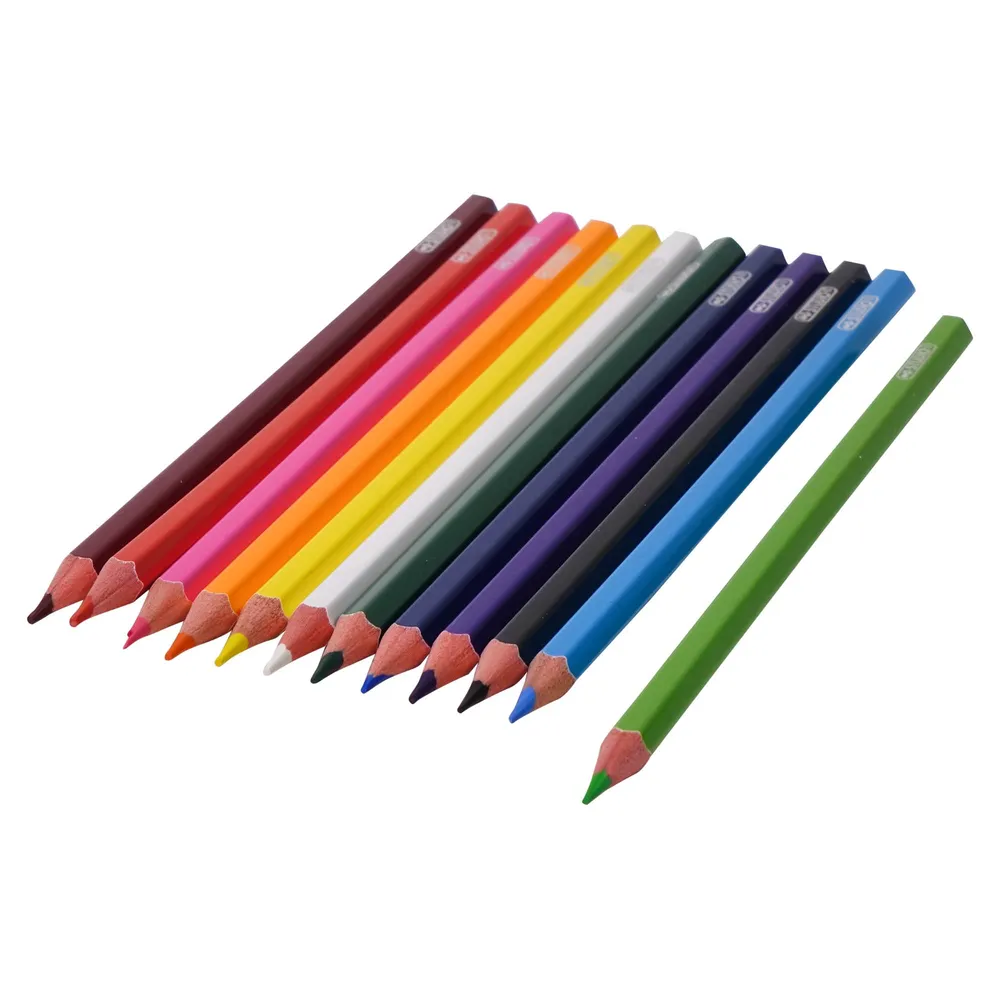 Dollarama Colour Pencil Set 12PK Case of 24 Bramalea City Centre