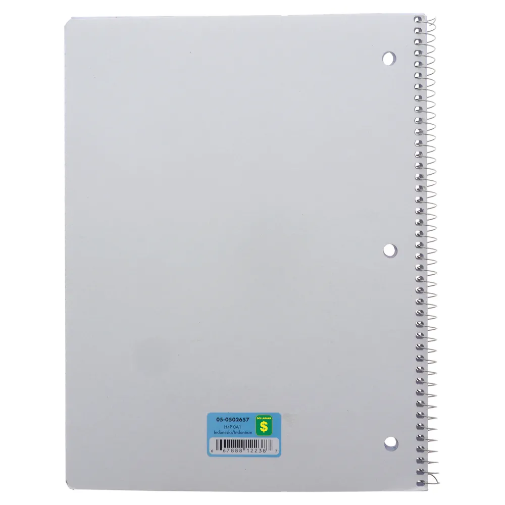 Dollarama Spiral Notebook (Assorted Colours) Case of 36 Coquitlam