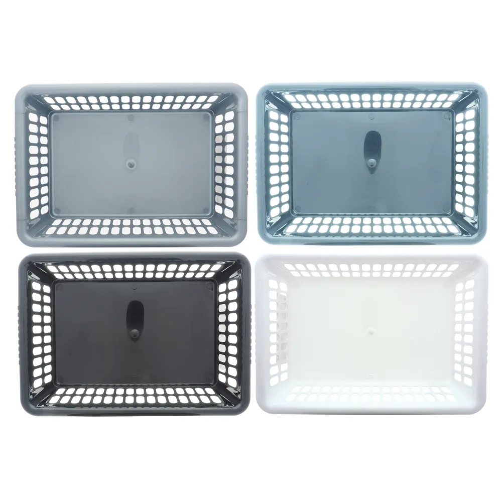 Dollarama Plastic Storage Basket (Assorted Colours) Case of 36