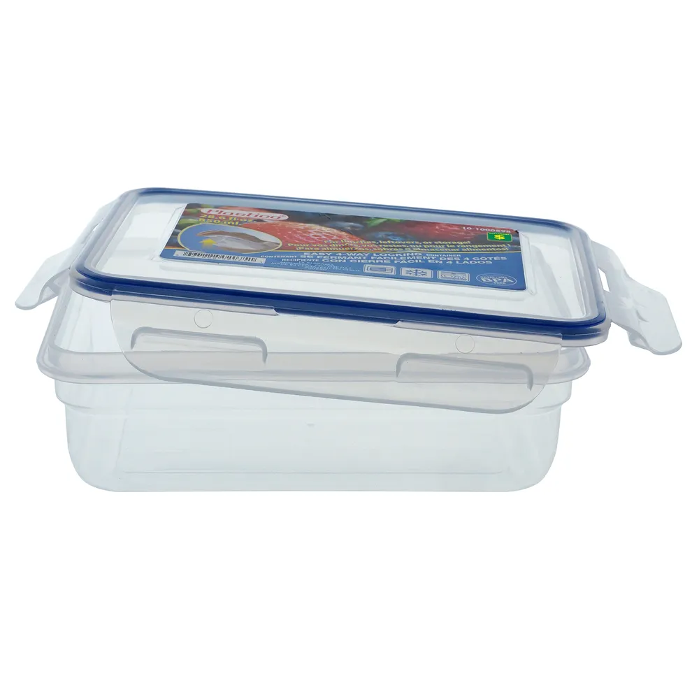 Dollarama 4Way Lock Food Container (Assorted Colours) Case of 24