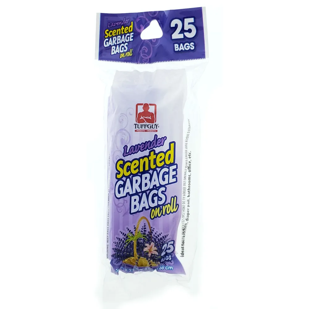 Dollarama Scented Garbage Bags 25PK (Assorted Scents and Colours